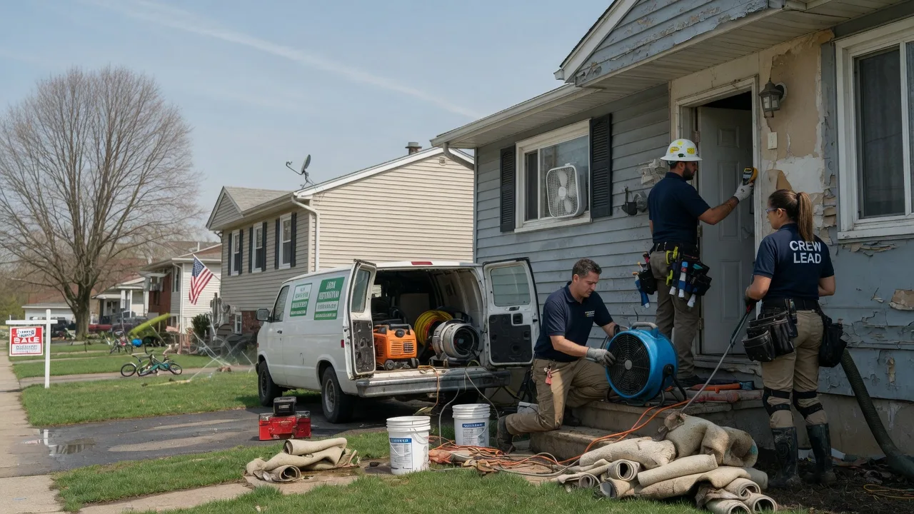 Flood Cleanup in Hartline, WA near me